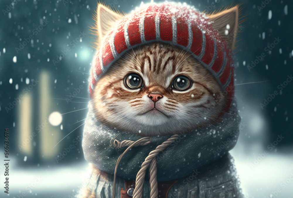 Santa kitten shop