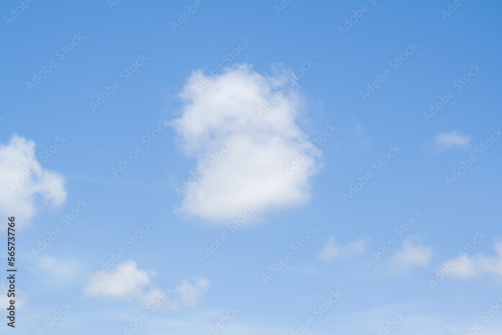 Beautiful blue sky and clouds.