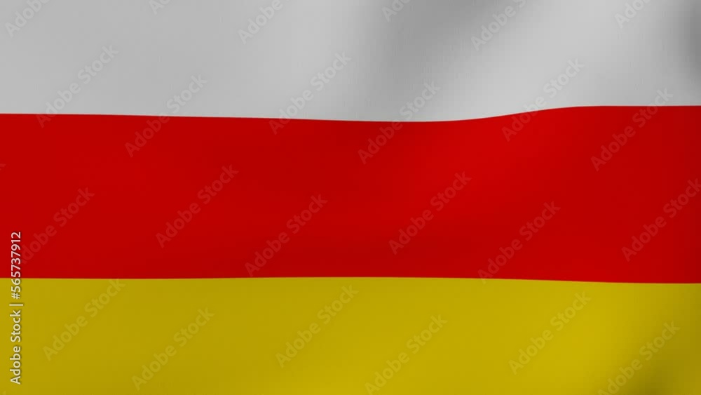National Flag in the Wind - Looping Animation -South Ossetia National Flag in the Wind - Looping Animation -South Ossetia