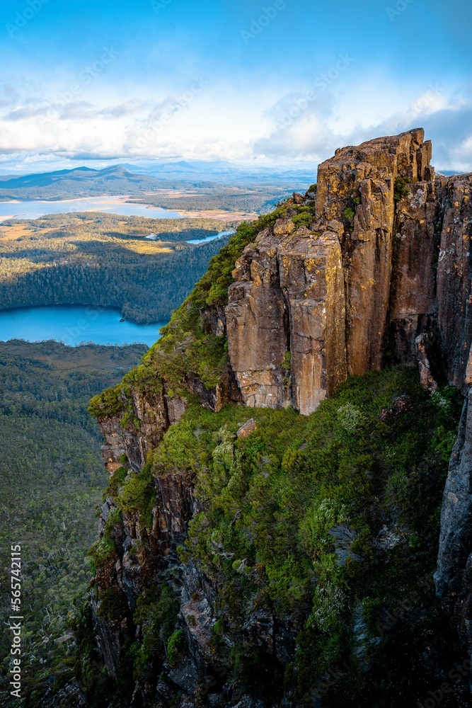 Fototapeta premium rock formations at the summit