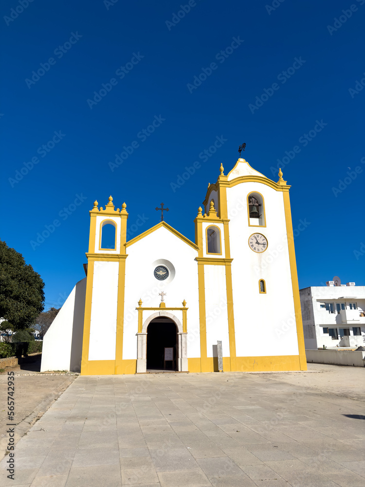 Praia Da Luz Church Lagos Portugal Algarve Region