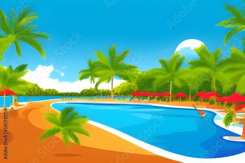 Palm Beach in Vector  Stunning Illustrations and Graphic Designs for Branding  Advertising  and Signage
