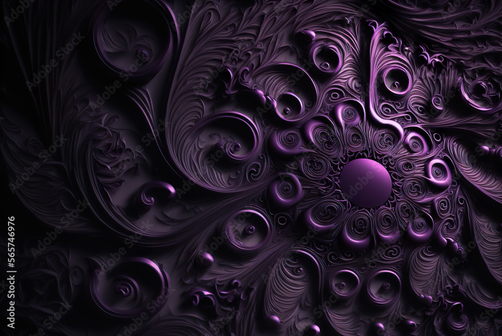 abstract ornate purple background