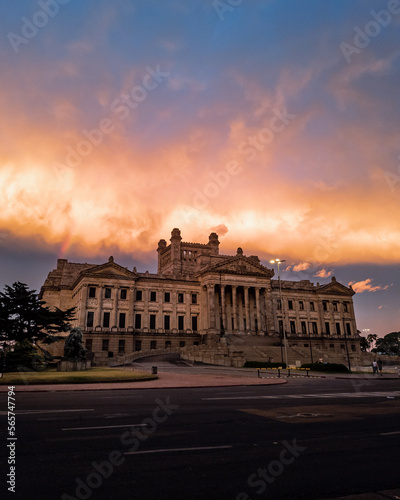 Photography city at sunset
