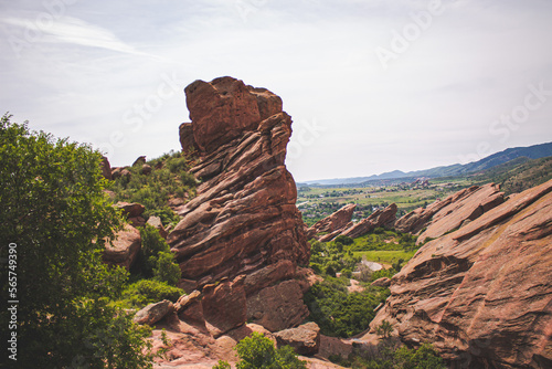 Pillar Of Rock In The Colorado Rockies