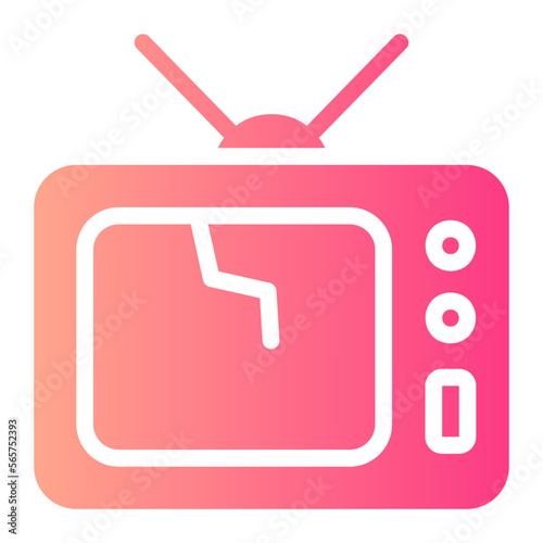 tv gradient icon