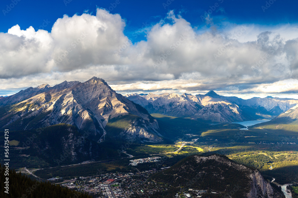 Bow Valley in Banff national park