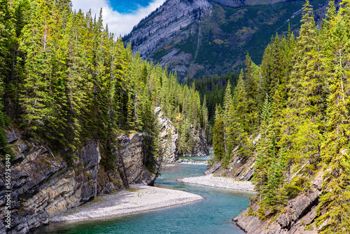 Stewart Canyon at Lake Minnewanka, Banff photo