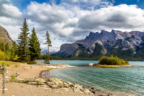 Lake Minnewanka in Banff National Park