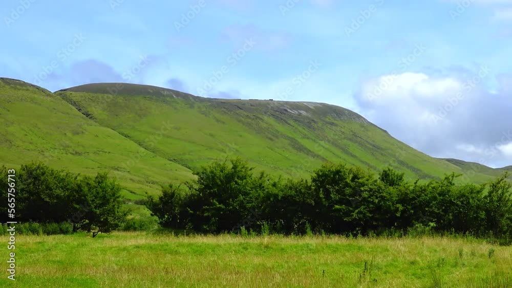 View of Mount Benbulbin in Sligo, Ireland View of Mount Benbulbin in Sligo, Ireland