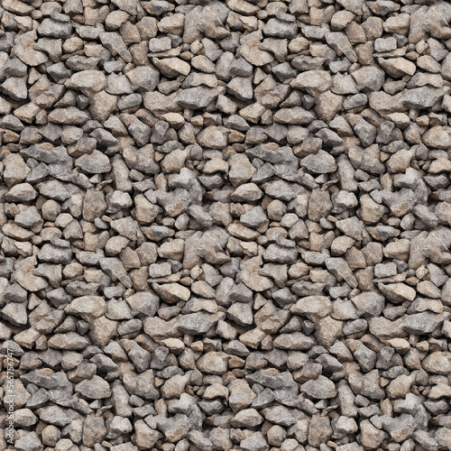Surface of hematite rubble, stone texture.. Seamless background