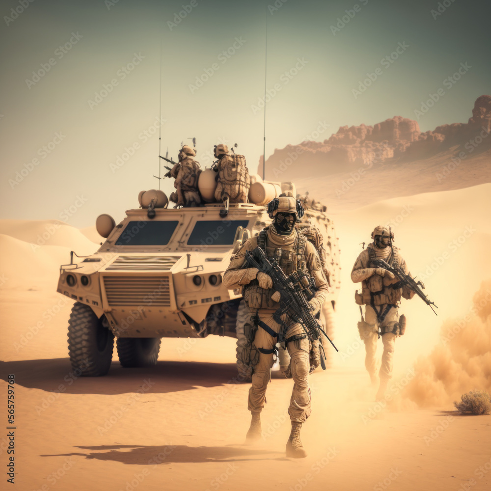 special army force in the desert mission