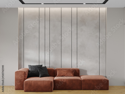 Принти на полотні Large modern lounge livingroom