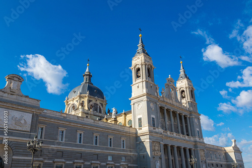 Almudena cathedral in Madrid photo