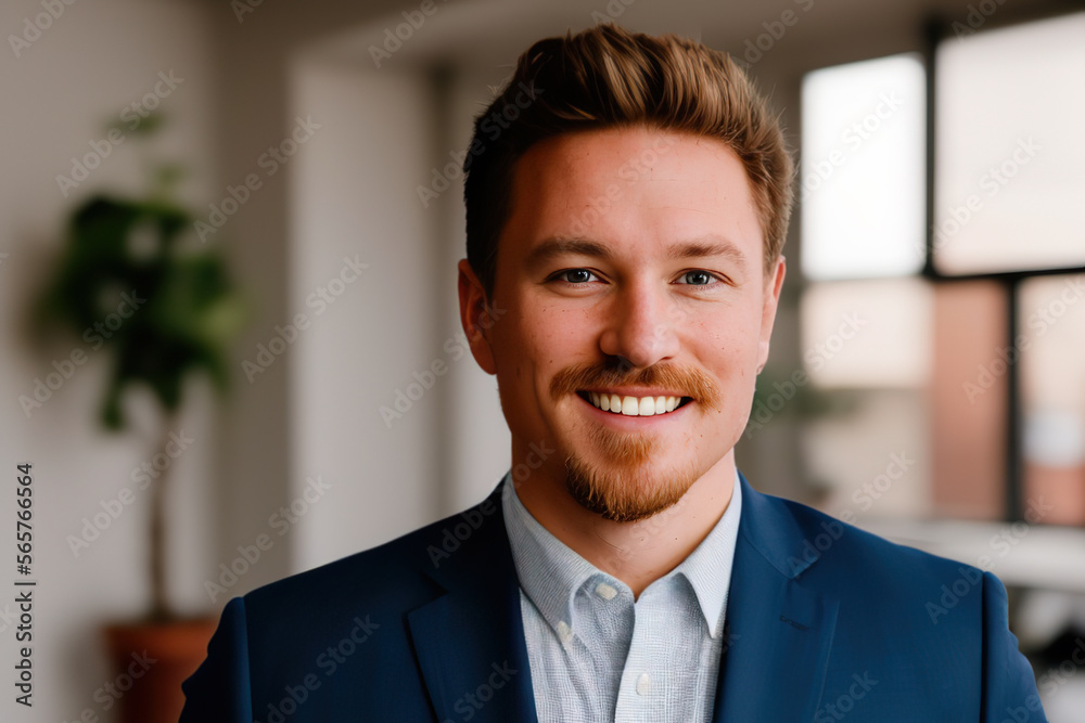 Portrait of successful boss senior businessman in business suit looking at camera and smiling, man working inside modern office building Portrait of successful boss senior businessman in business suit looking at camera and smiling, man working inside modern office building