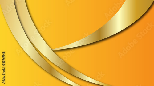 Luxury Gold Yellow Gradient Vector Background. Vector Illustration.