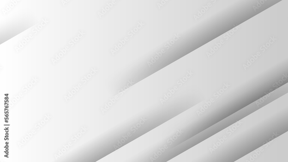 Abstract business presentation banner with white geometric stripes.