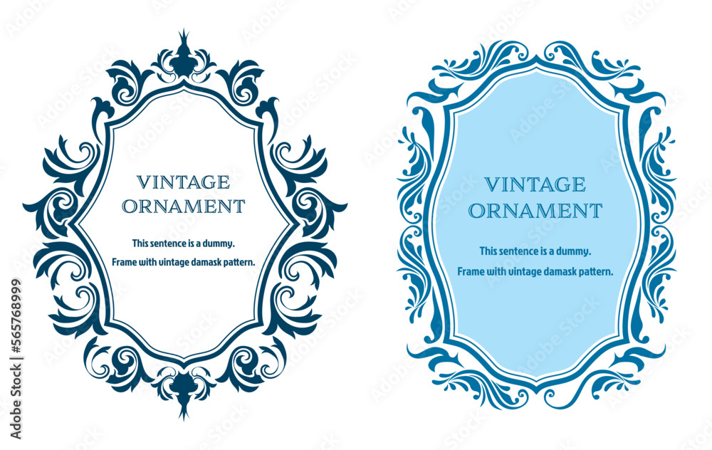 Commendation certificate, orient pattern, arabesque pattern, damask pattern decorative rule vintage frame set, emblem. Commendation certificate, orient pattern, arabesque pattern, damask pattern decorative rule vintage frame set, emblem.