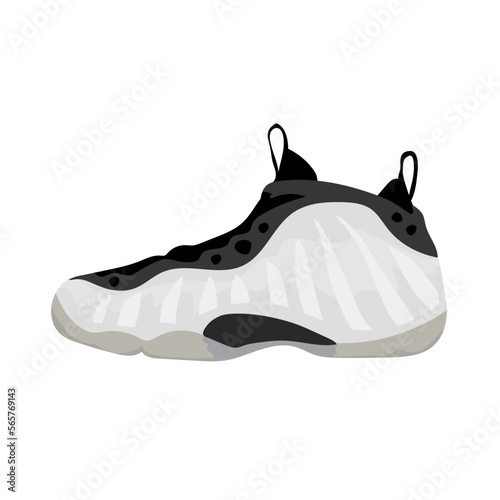 фотографія White wavy sport sneakers