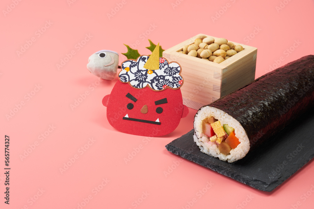 節分　豆まきイメージ