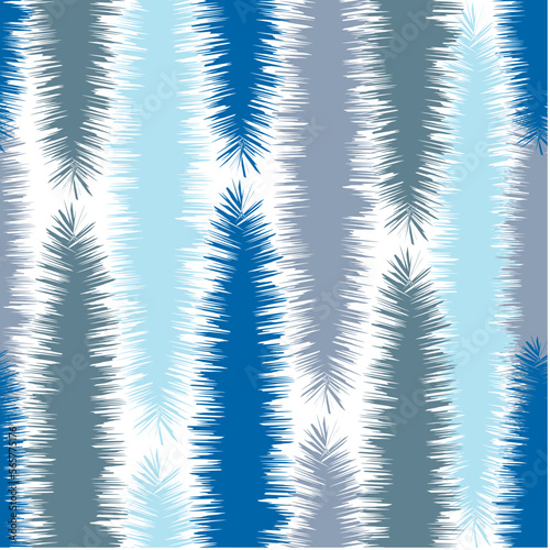 seamless pattern with blue waves as bed sheets.