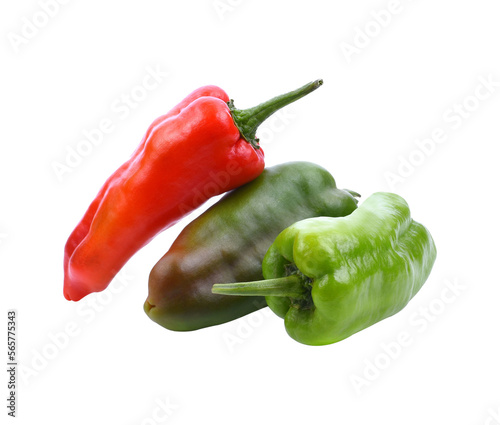 Bell pepper isolated transparent png photo