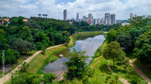 Aerial view of Campolim neighborhood in Sorocaba  Brazil
