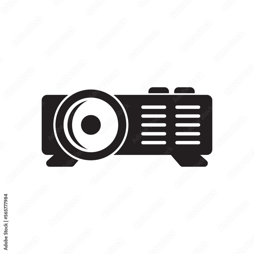Modern projector machine. icon vector illustration design