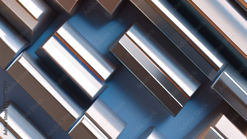 Obraz premium abstract geometric background design with crushing surface, Generative AI