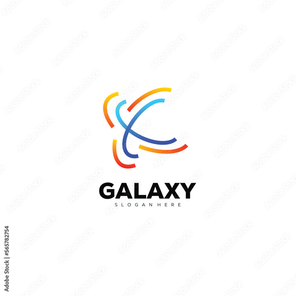 letter x logo abstract design illustration with galaxy letter x logo abstract design illustration with galaxy