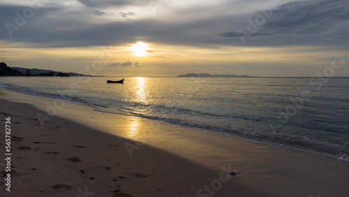 Sunset on the beach