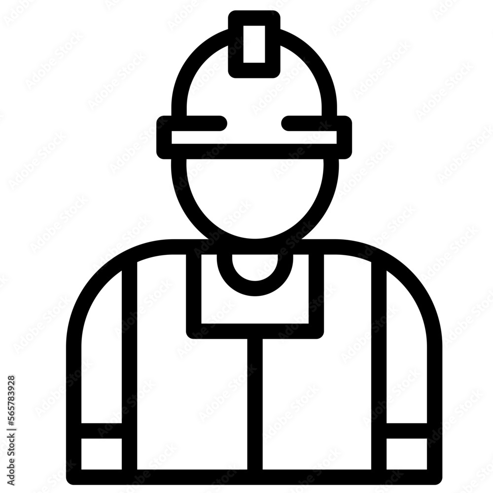 Employee line icon Employee line icon
