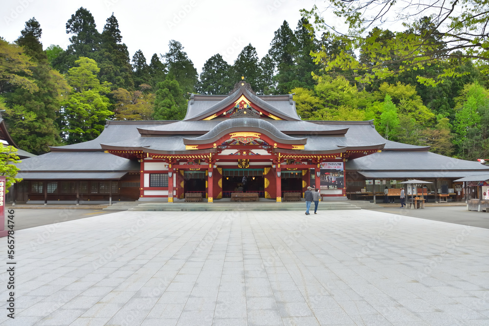 Naklejka premium 岩手 盛岡八幡宮