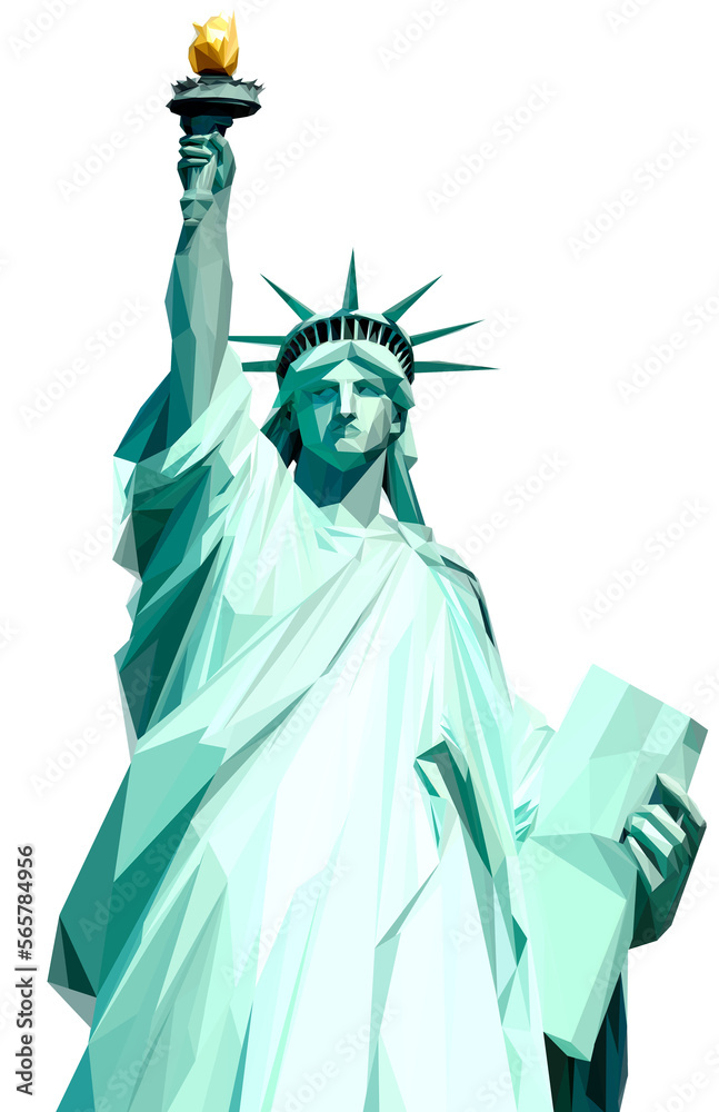 Obraz premium statue of liberty city