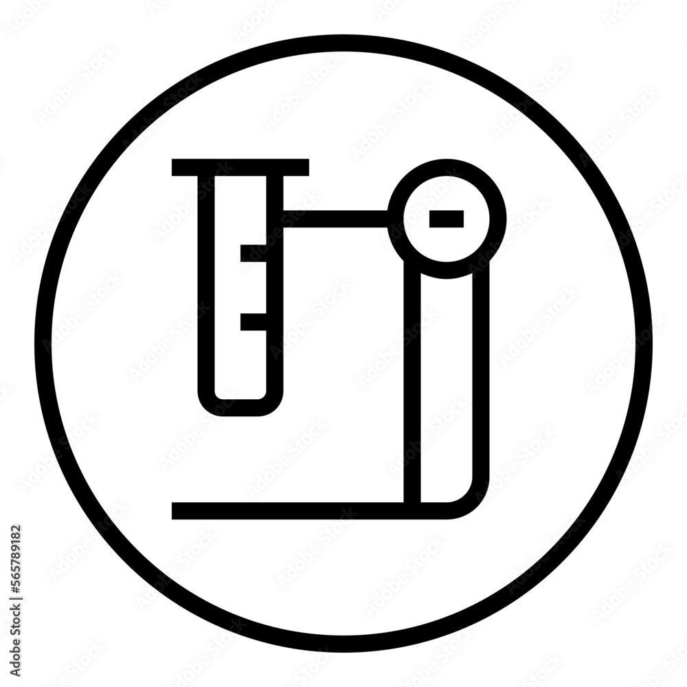 Flask Circular line icon Flask Circular line icon