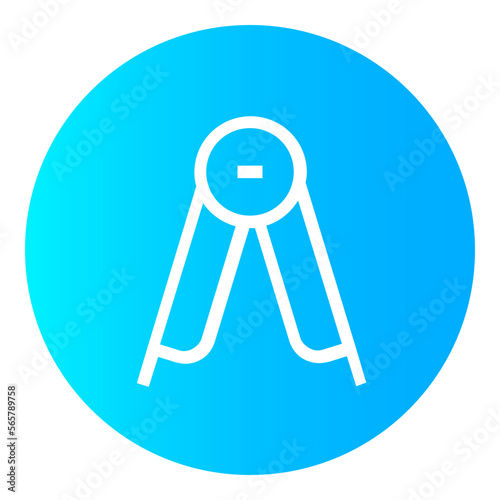 Divider Circular gradient icon