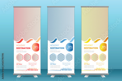 Travel Roll Up Set. Standee Design. Banner Template,Background vector, flyer, presentation,
Travel Roll Up. Standee Design. Banner Template. Presentation and Brochure. Vector illustration,
Modern 
