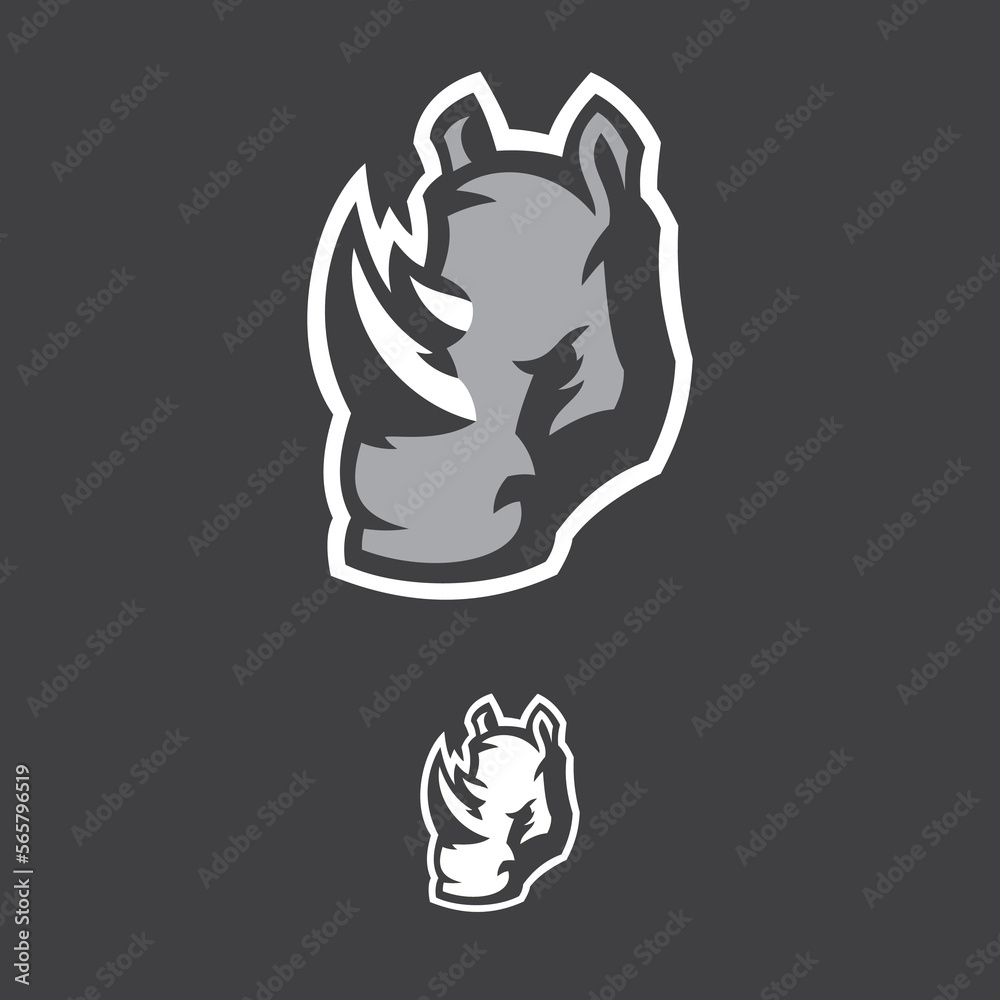 Rhino Mascot For School Or Sports Team Rhino Mascot For School Or Sports Team
