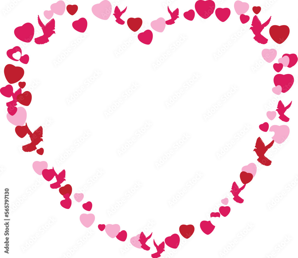 Vector Heart Frame Vector Heart Frame