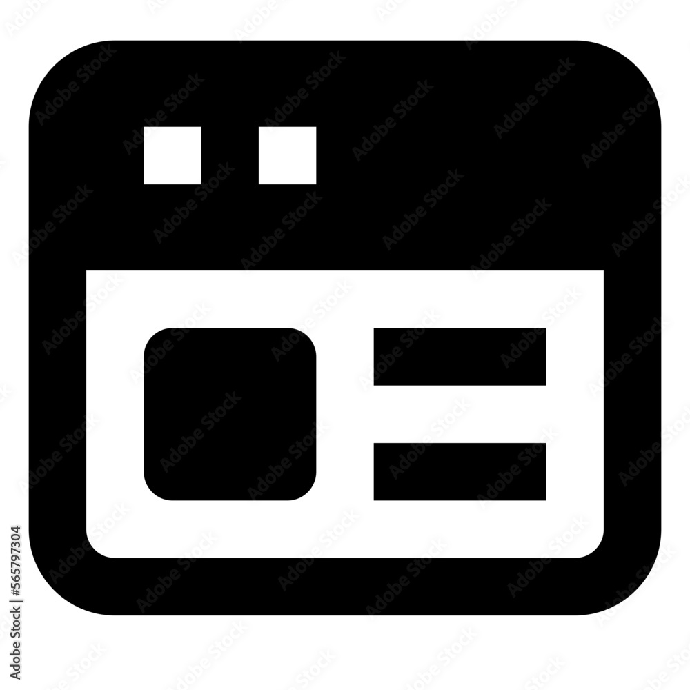 Window glyph icon Window glyph icon