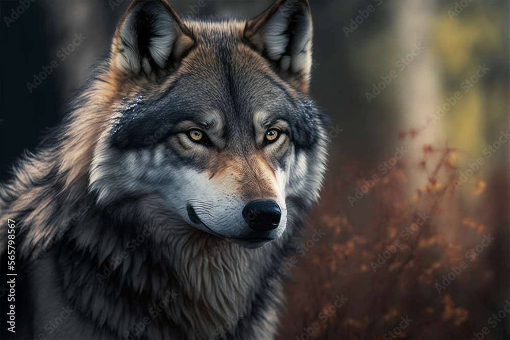 Beautiful wolf in his prime (AI Generated) Beautiful wolf in his prime (AI Generated)
