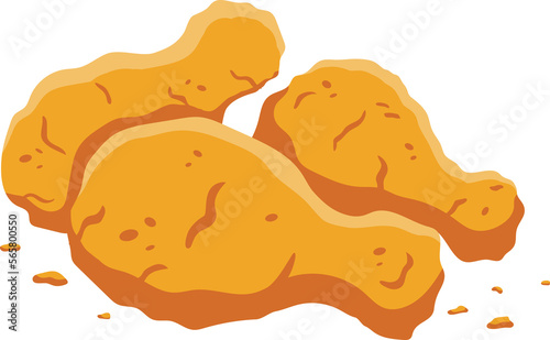 Fried chicken leg
