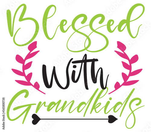 Blessed With Grandkids, Mother's day SVG Bundle, Mother's day T-Shirt Bundle, Mother's day SVG, SVG Design, Mother's day SVG Design