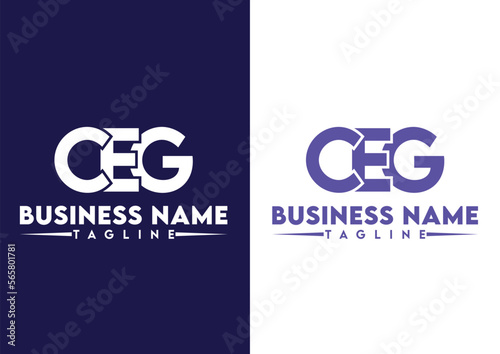 Letter CEG logo design vector template, CEG logo photo