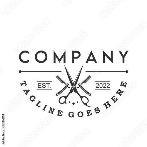 barber shop logo Design