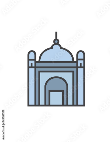 illustration of an mosque