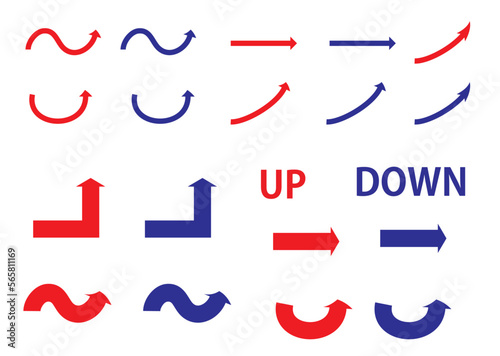 赤青矢印セット