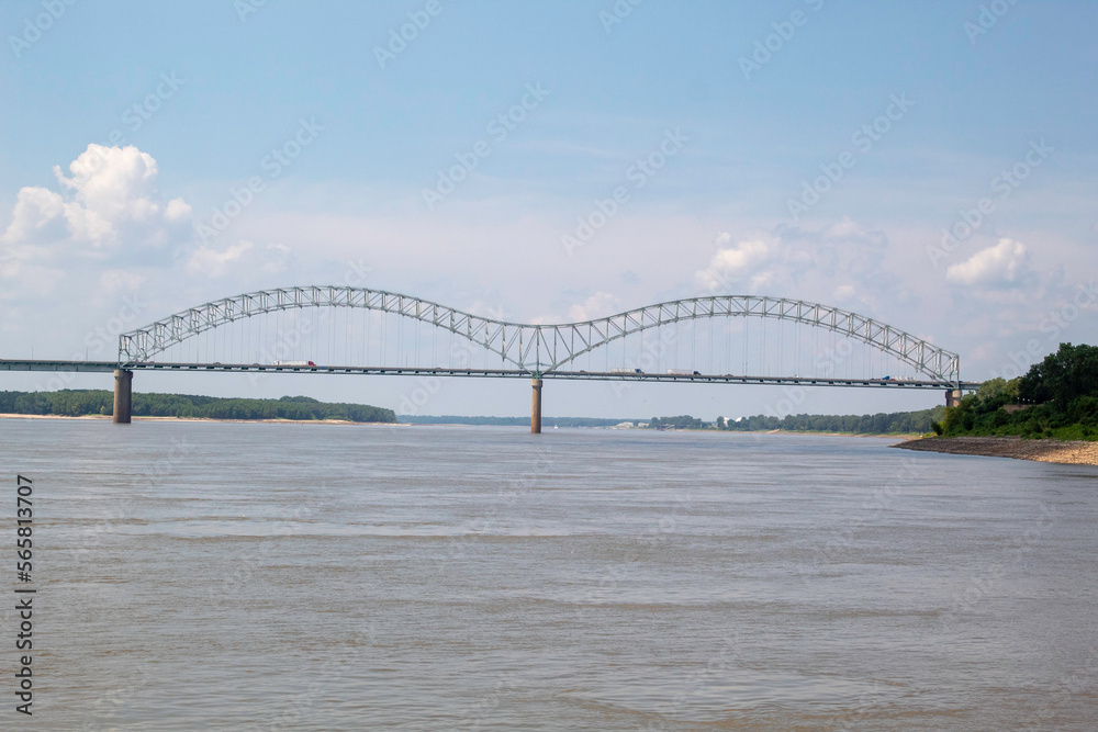 Hernando de Soto Bridge over the Mississippi River in Arkansas and Tennessee