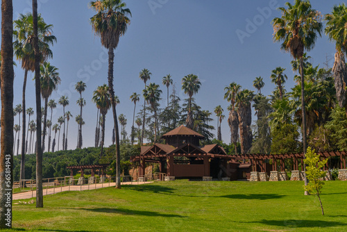 gazebo in California Citrus State Historic Park (Riverside, California, USA)	