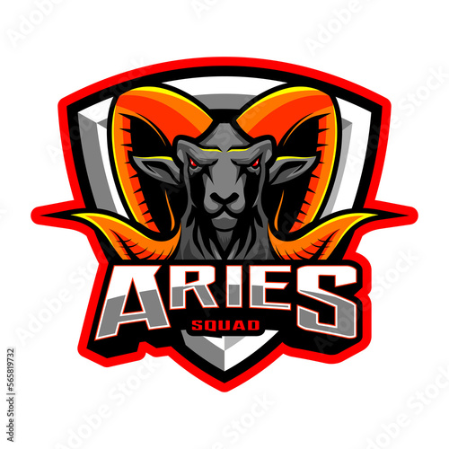Aries Esport Mascot Logo Design